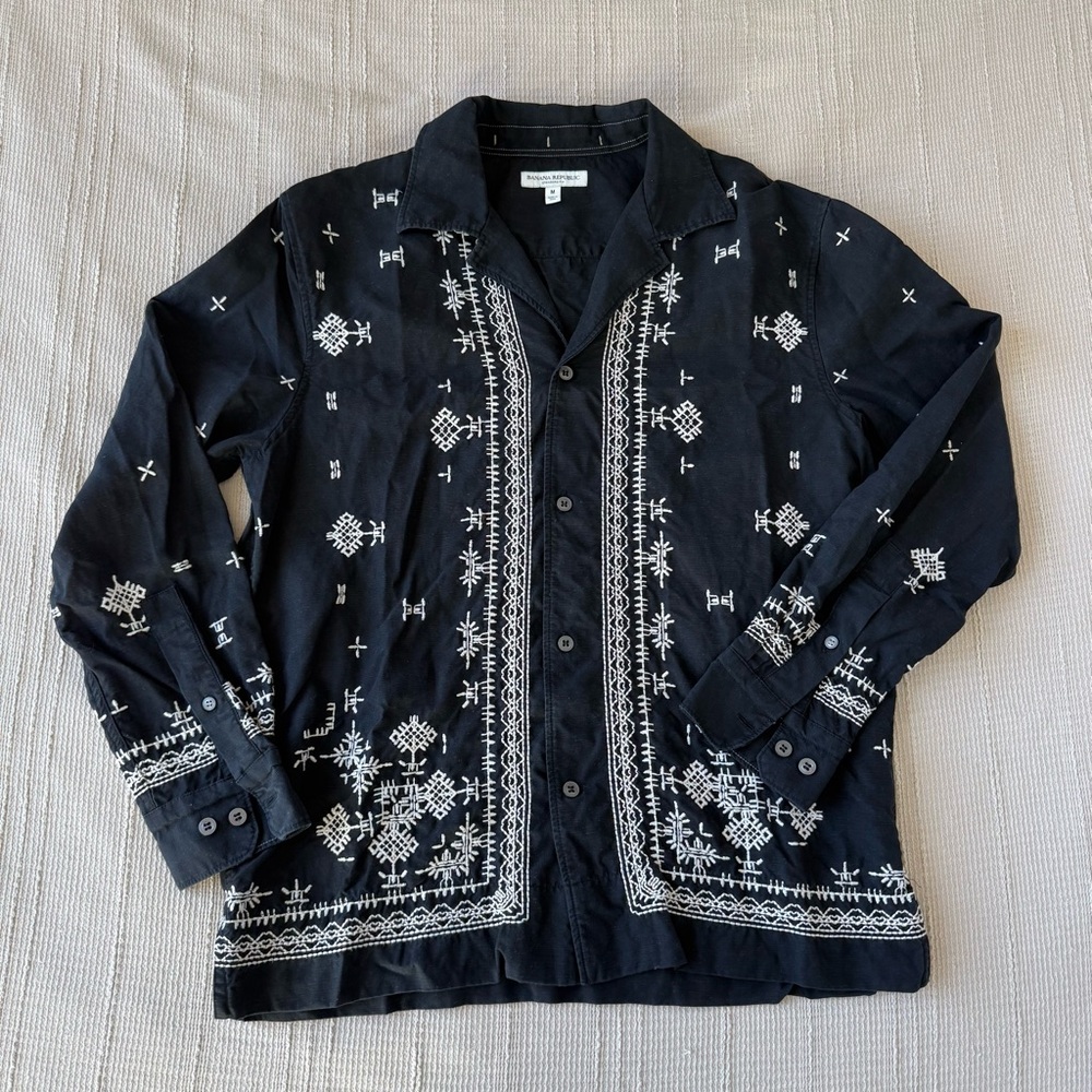 Banana Republic Embroidered Shirt